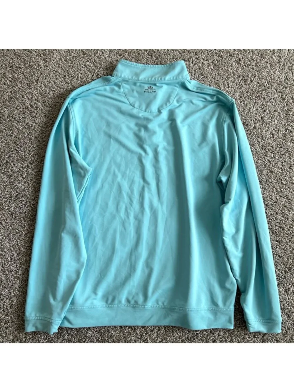 Peter Millar Men's Sz XL Crown Sport Quarter-Zip Pullover Stretch Long Sleeve